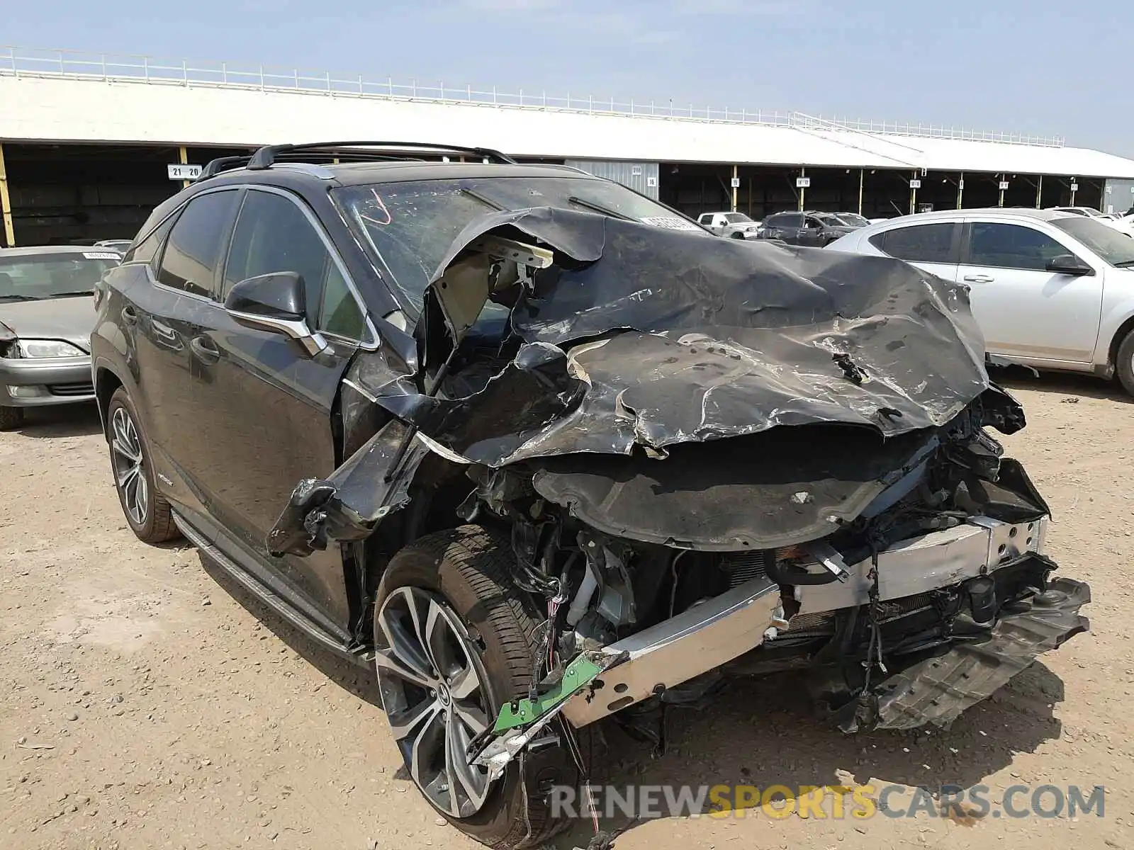 1 Photograph of a damaged car 2T2BGMCA3KC036429 LEXUS RX450 2019