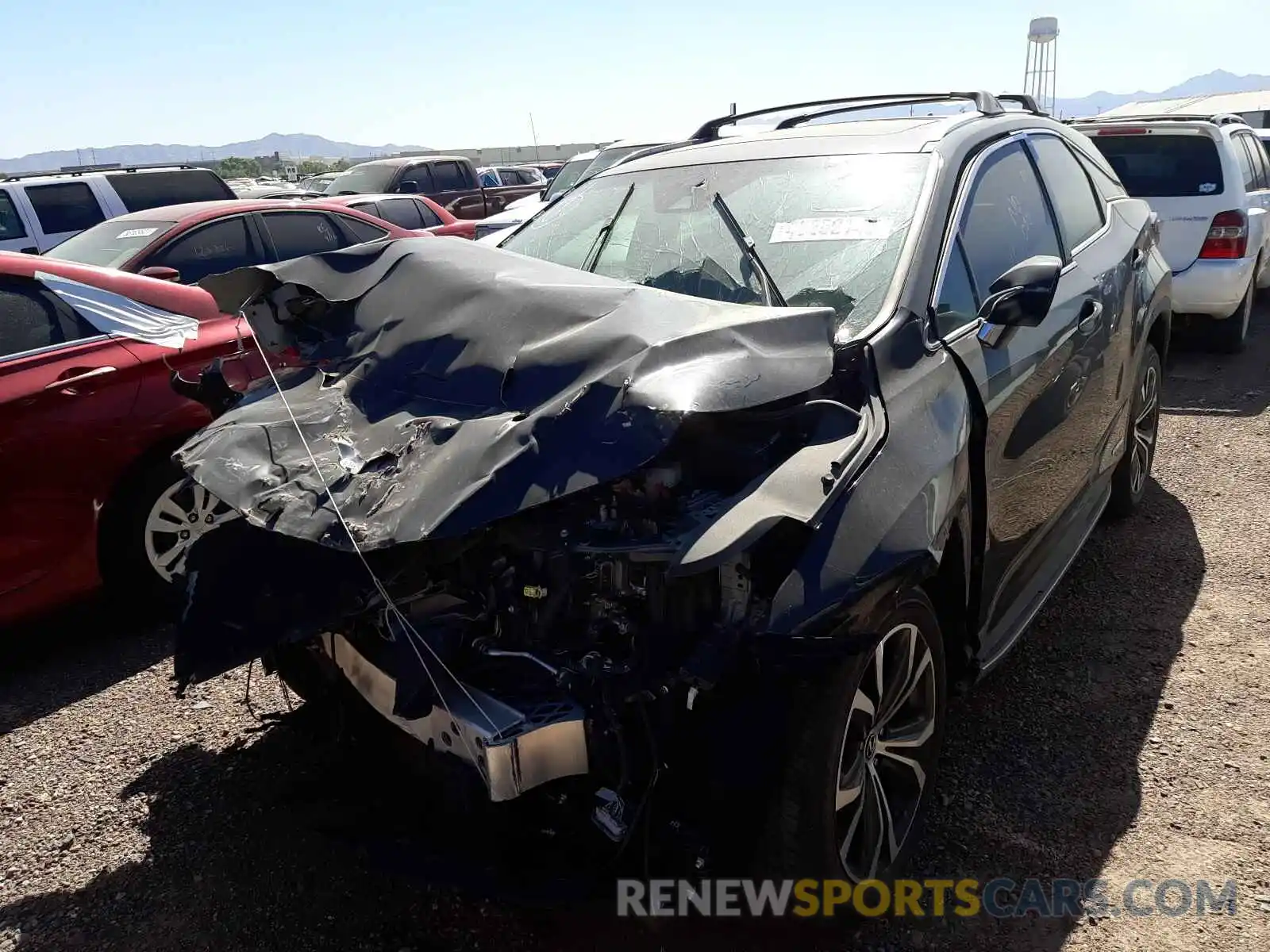 2 Photograph of a damaged car 2T2BGMCA3KC036429 LEXUS RX450 2019