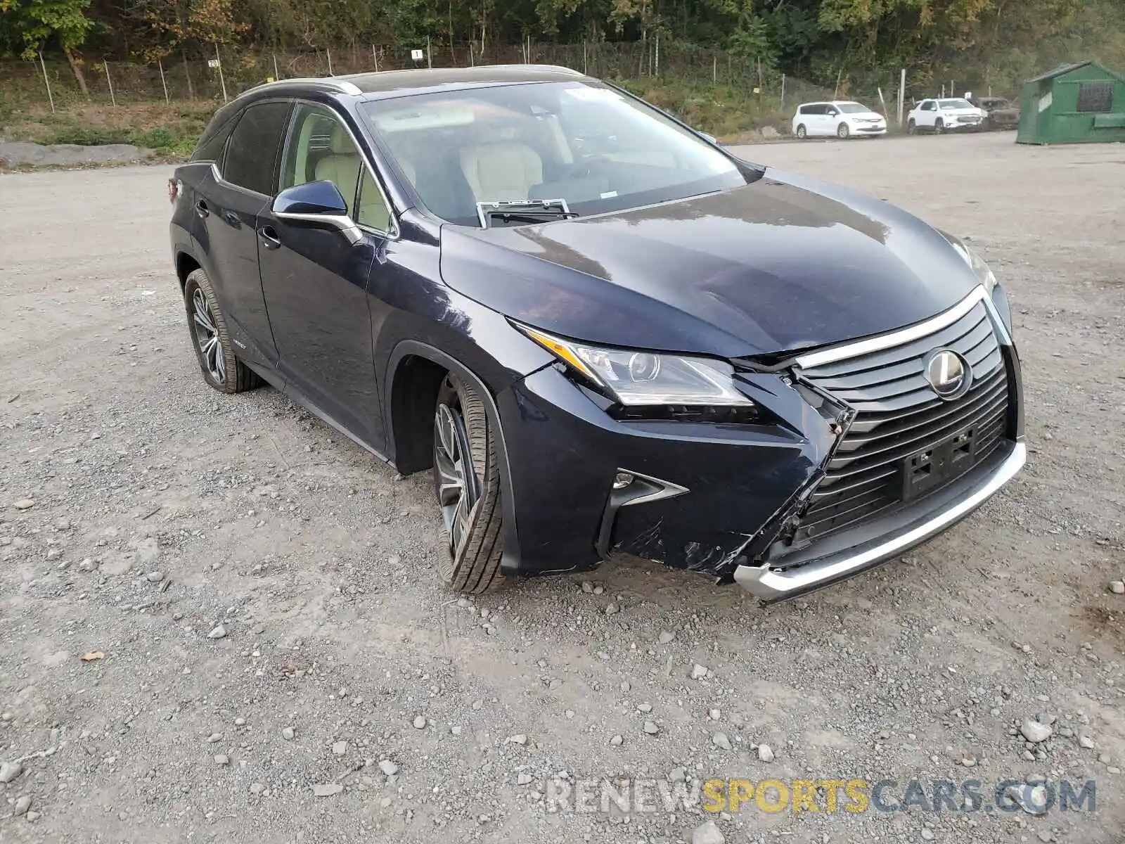 1 Photograph of a damaged car 2T2BGMCA3KC037712 LEXUS RX450 2019