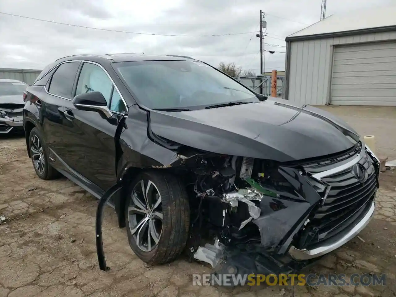 1 Photograph of a damaged car 2T2BGMCA3KC038214 LEXUS RX450 2019