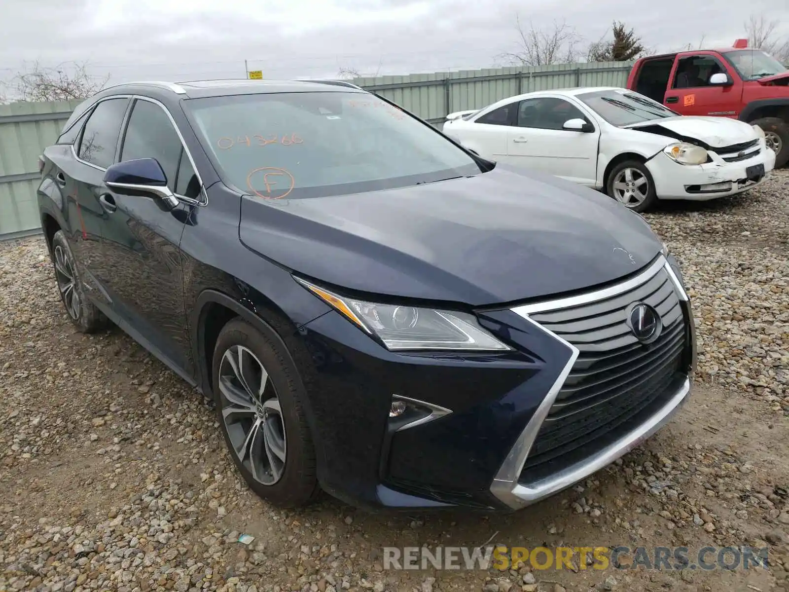 1 Photograph of a damaged car 2T2BGMCA3KC043266 LEXUS RX450 2019