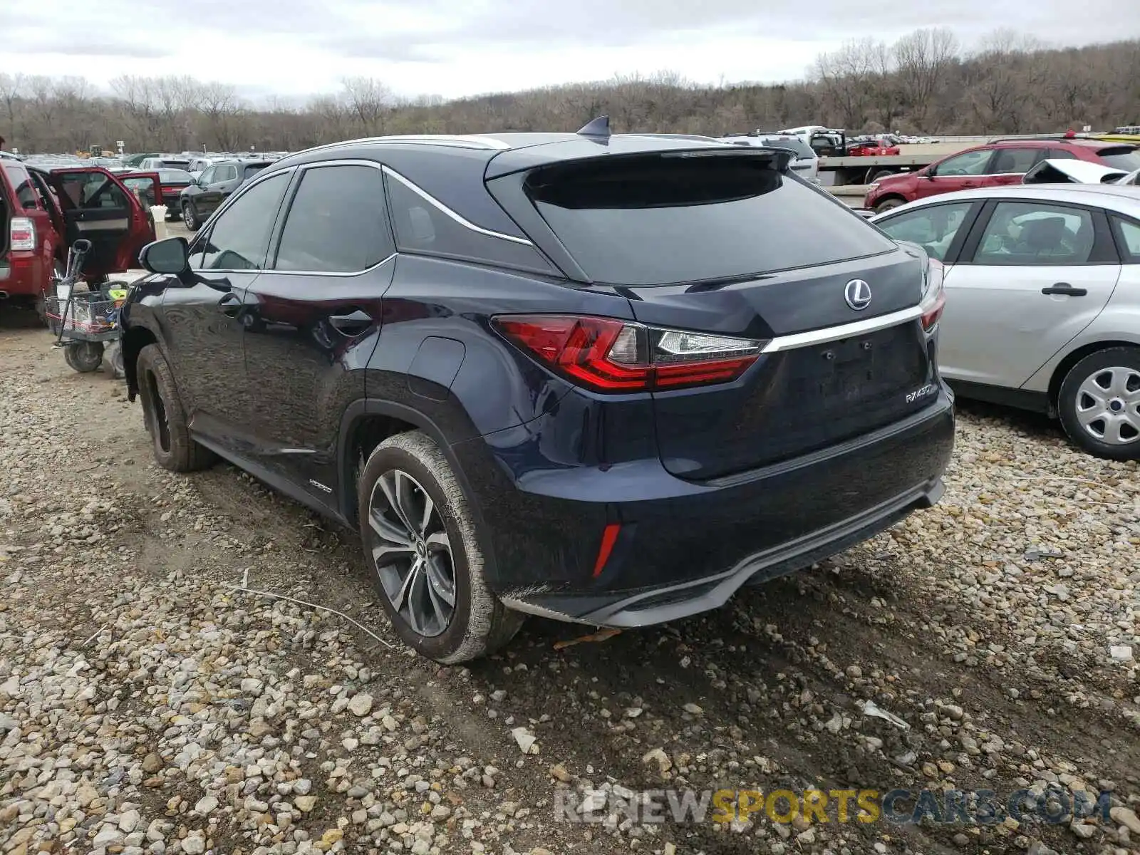 3 Photograph of a damaged car 2T2BGMCA3KC043266 LEXUS RX450 2019