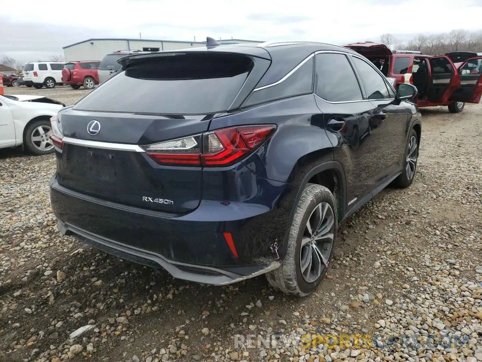 4 Фотография поврежденного автомобиля 2T2BGMCA3KC043266 LEXUS RX450 2019