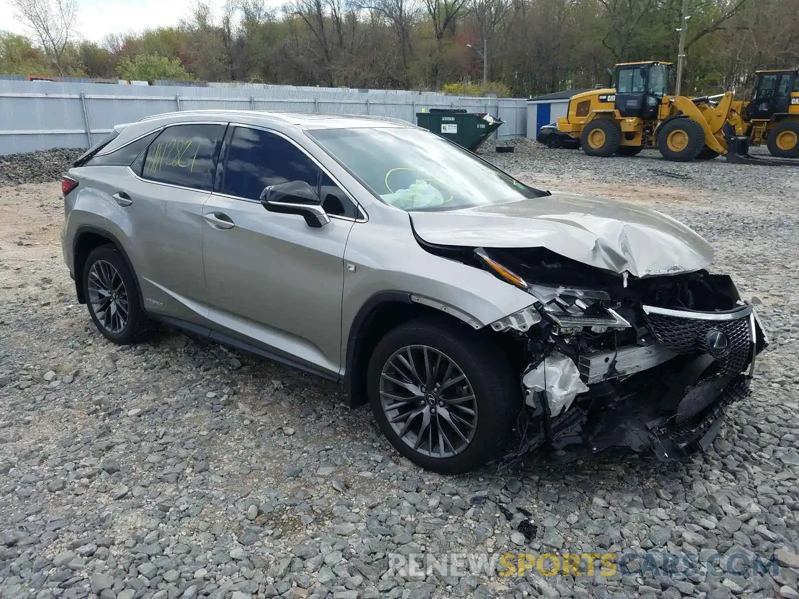 1 Photograph of a damaged car 2T2BGMCA4KC039579 LEXUS RX450 2019