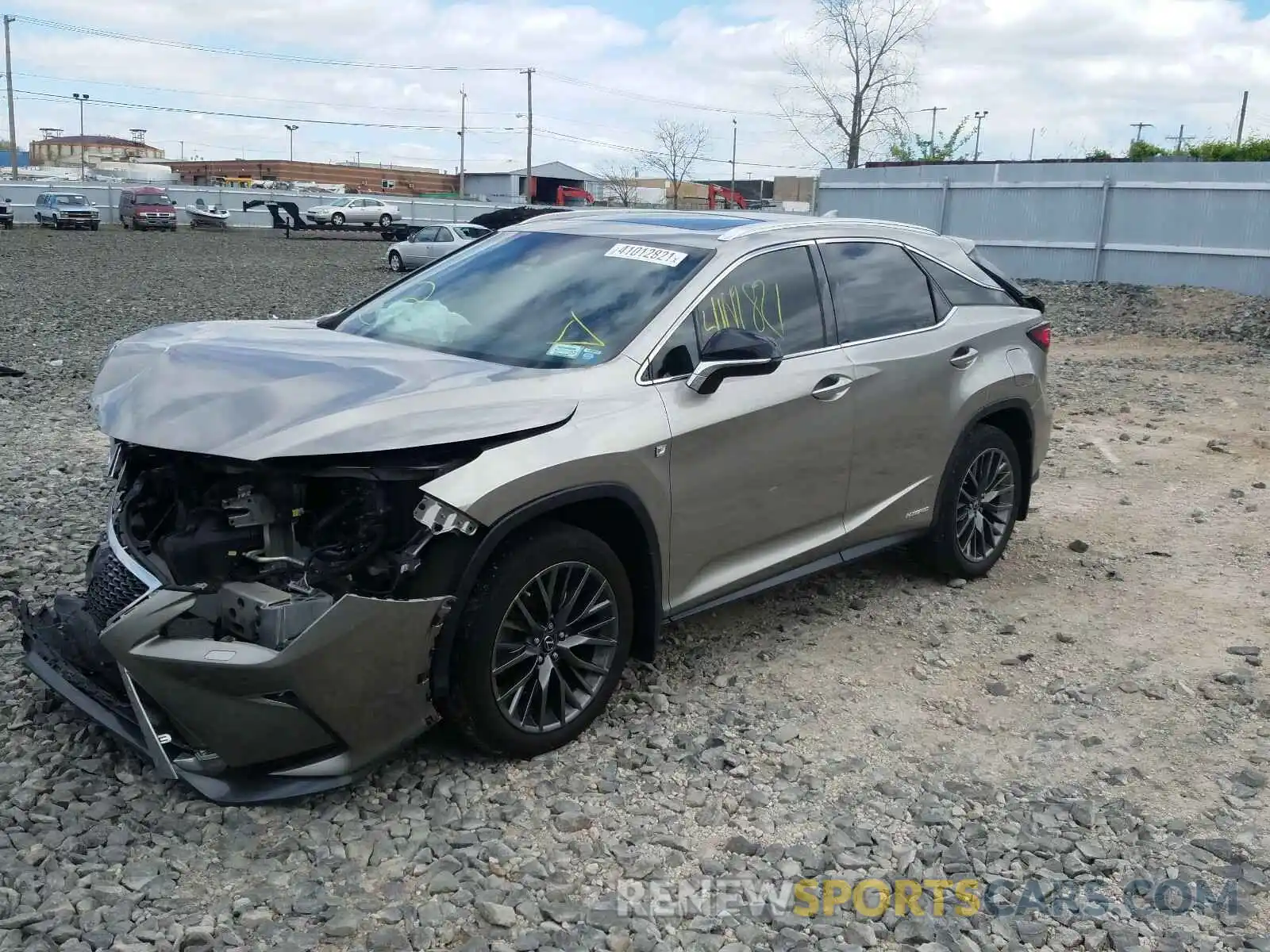 2 Photograph of a damaged car 2T2BGMCA4KC039579 LEXUS RX450 2019