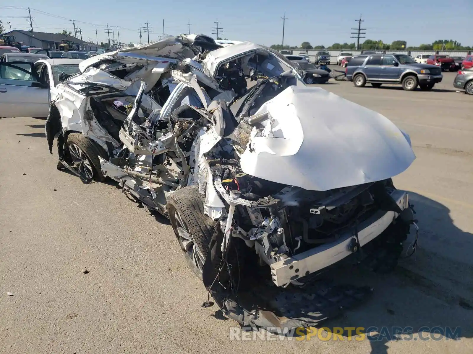 1 Photograph of a damaged car 2T2BGMCA5KC030938 LEXUS RX450 2019