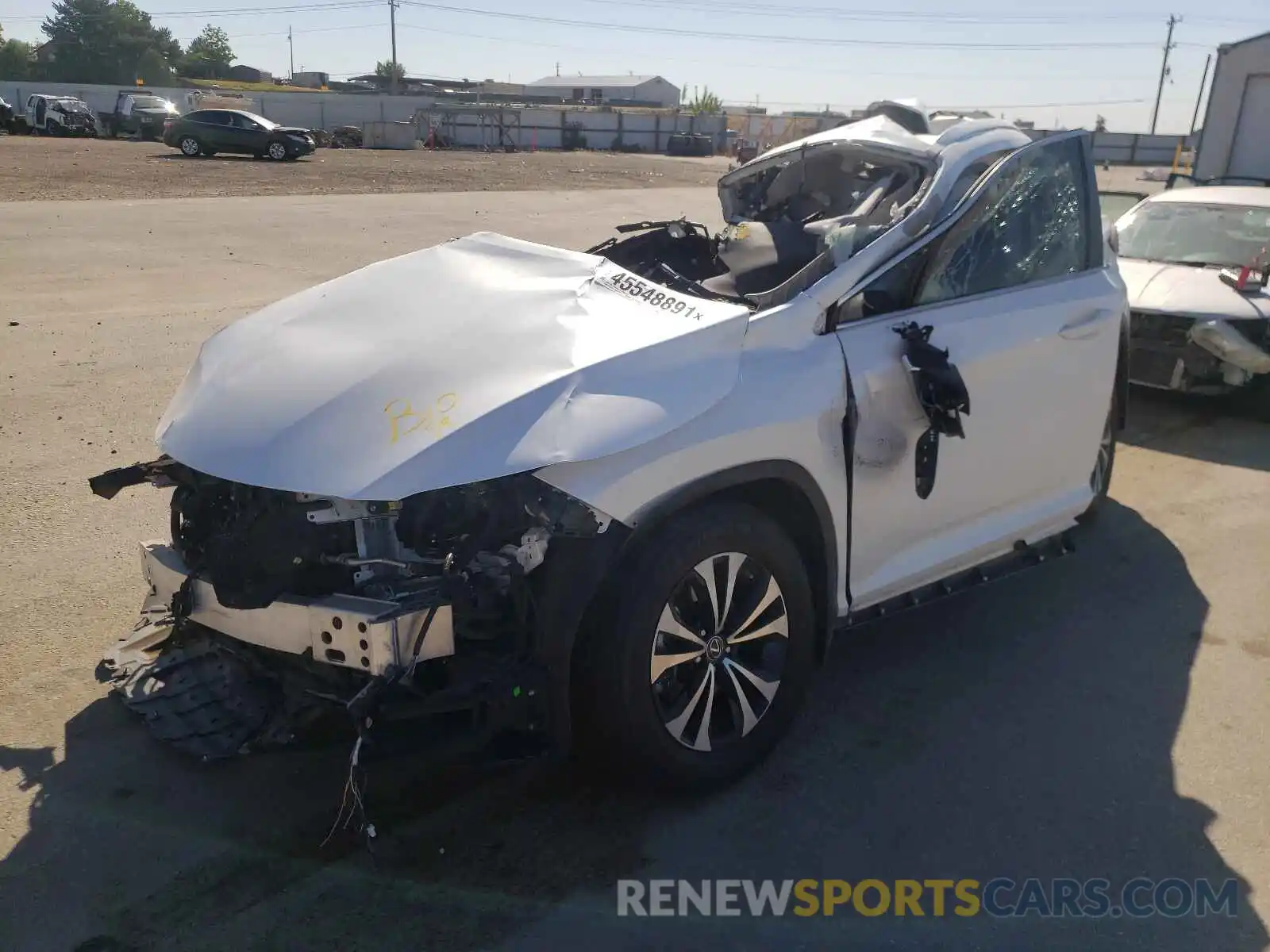 2 Photograph of a damaged car 2T2BGMCA5KC030938 LEXUS RX450 2019