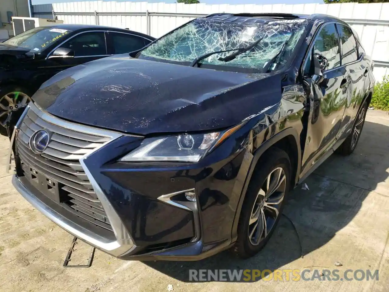 2 Photograph of a damaged car 2T2BGMCA5KC035539 LEXUS RX450 2019