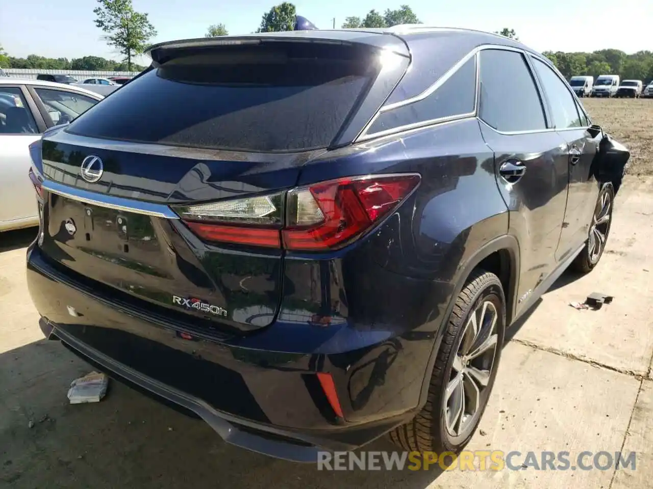 4 Photograph of a damaged car 2T2BGMCA5KC035539 LEXUS RX450 2019