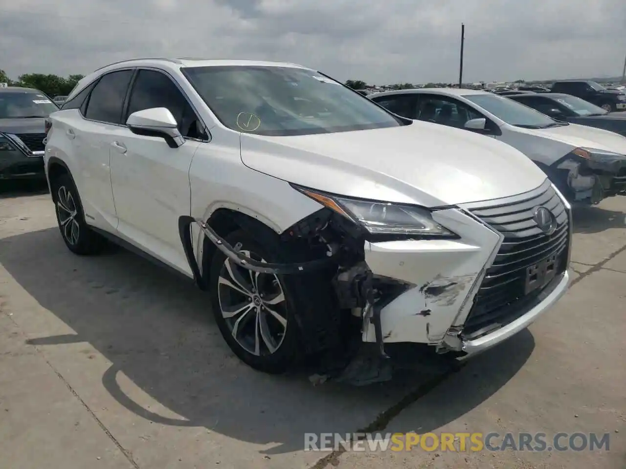 1 Photograph of a damaged car 2T2BGMCA5KC036996 LEXUS RX450 2019