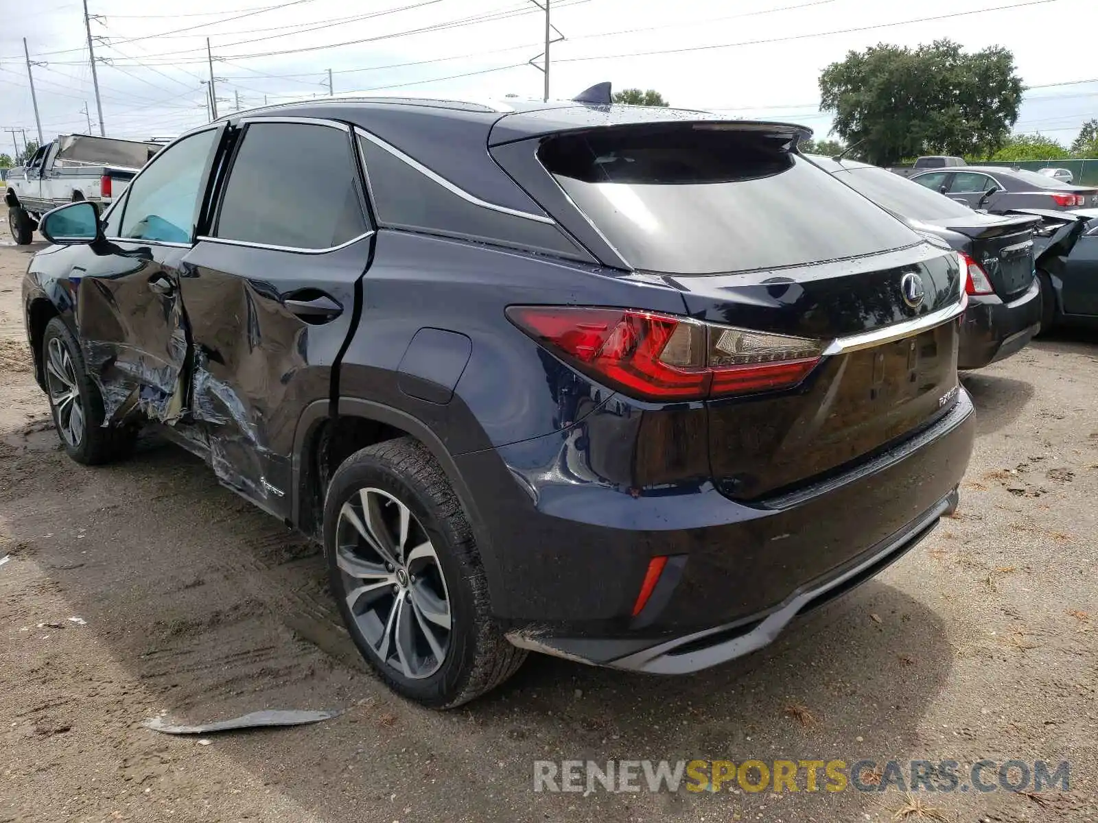 3 Photograph of a damaged car 2T2BGMCA5KC043107 LEXUS RX450 2019