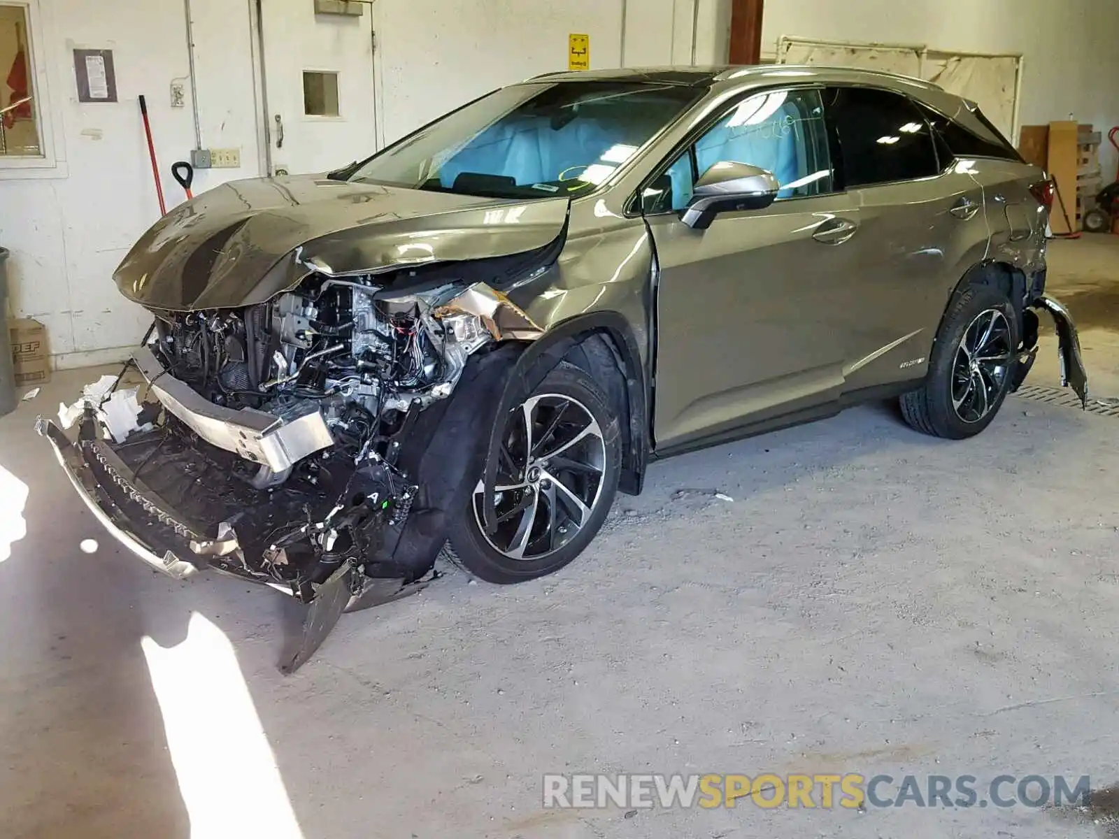 2 Photograph of a damaged car 2T2BGMCA6KC033184 LEXUS RX450 2019