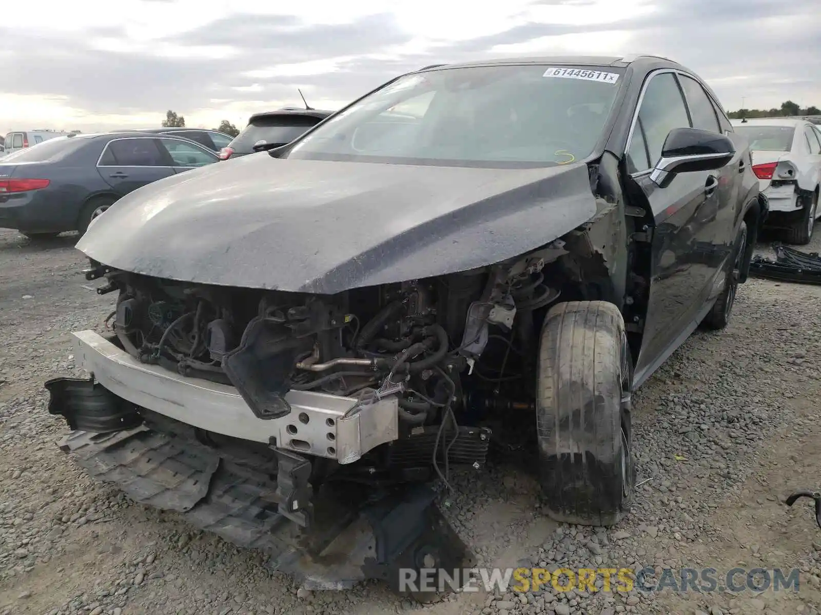 2 Photograph of a damaged car 2T2BGMCA6KC033704 LEXUS RX450 2019