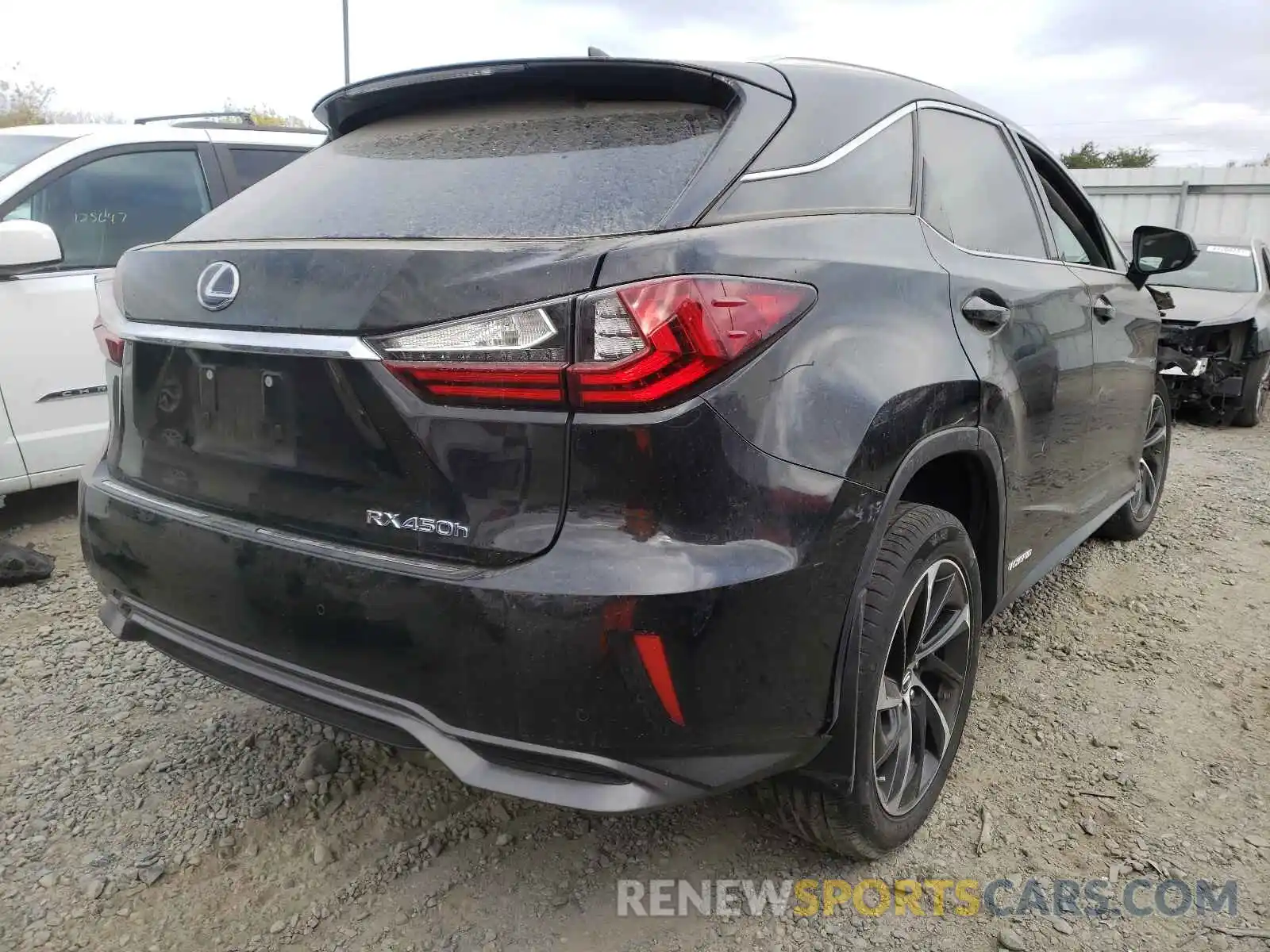 4 Photograph of a damaged car 2T2BGMCA6KC033704 LEXUS RX450 2019