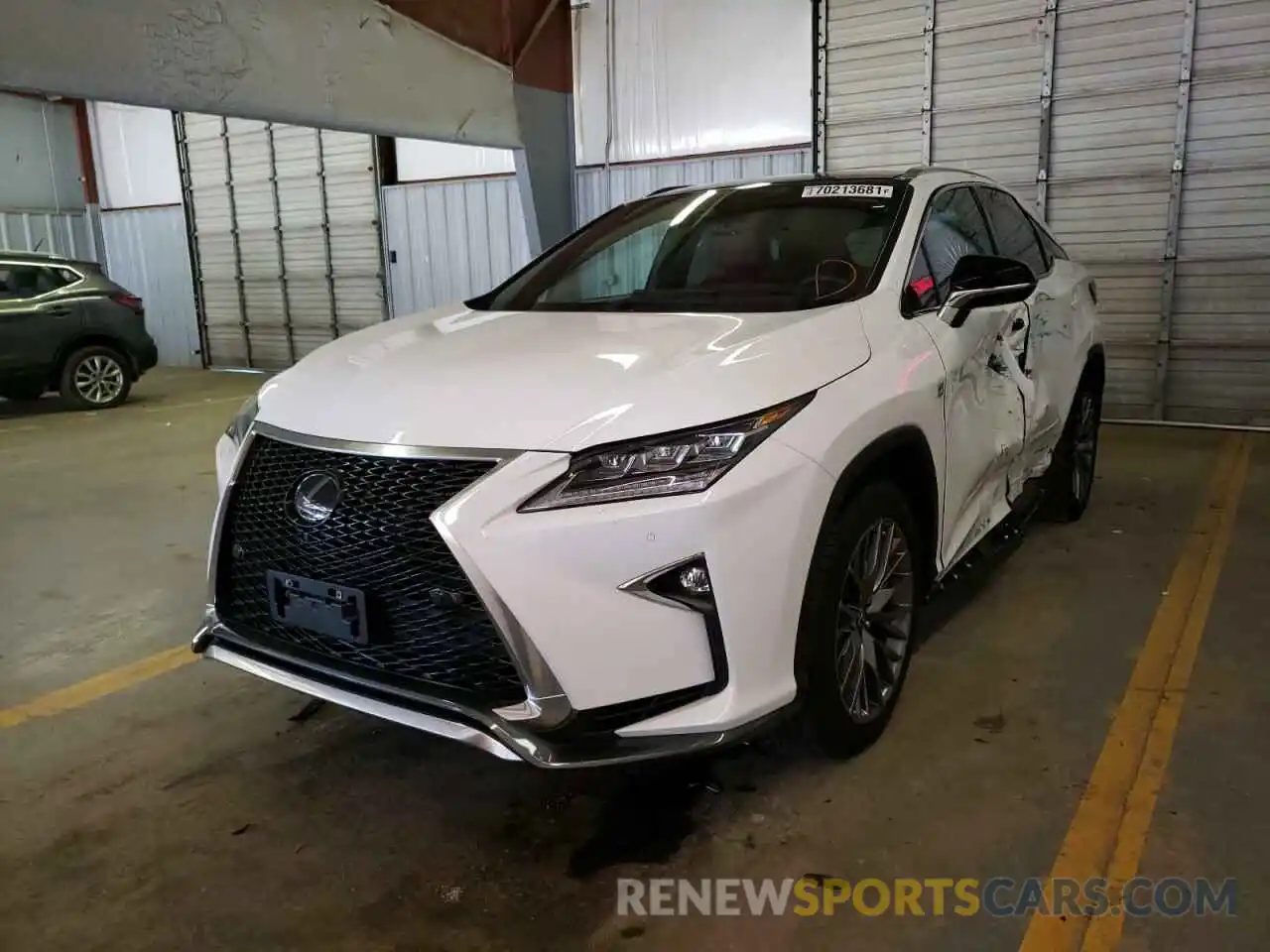 2 Photograph of a damaged car 2T2BGMCA6KC033864 LEXUS RX450 2019