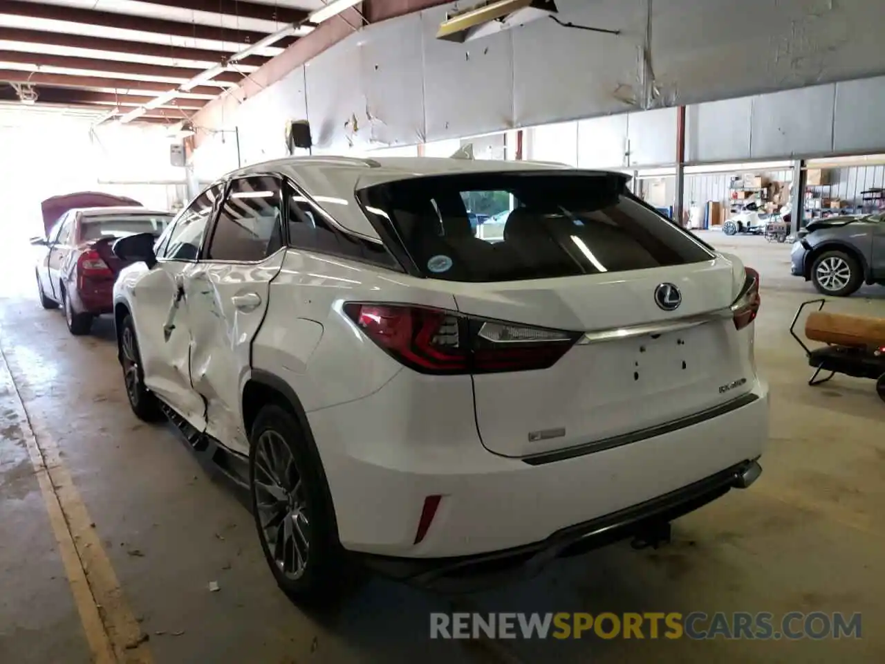 3 Photograph of a damaged car 2T2BGMCA6KC033864 LEXUS RX450 2019