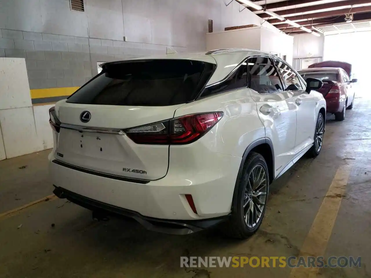 4 Photograph of a damaged car 2T2BGMCA6KC033864 LEXUS RX450 2019