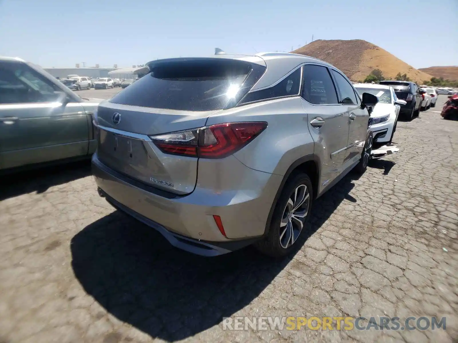 4 Photograph of a damaged car 2T2BGMCA6KC035324 LEXUS RX450 2019