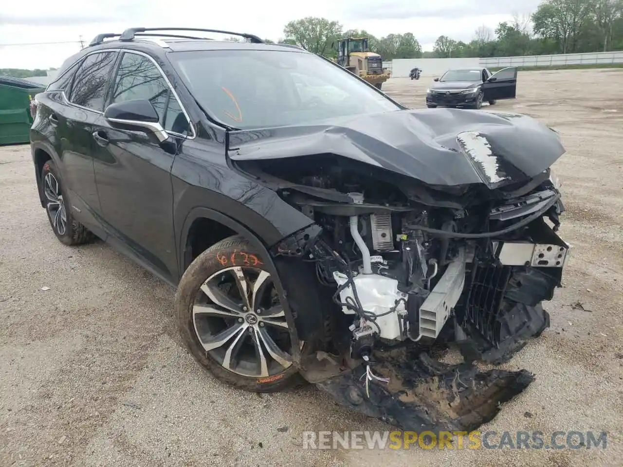 1 Photograph of a damaged car 2T2BGMCA6KC035369 LEXUS RX450 2019