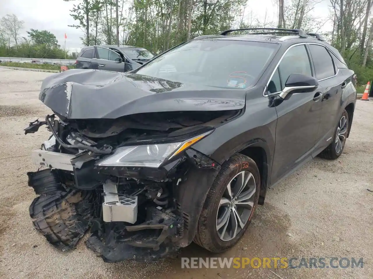 2 Photograph of a damaged car 2T2BGMCA6KC035369 LEXUS RX450 2019