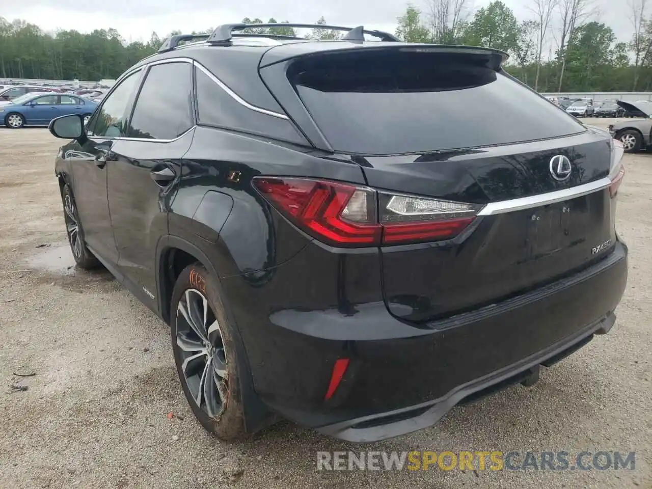 3 Photograph of a damaged car 2T2BGMCA6KC035369 LEXUS RX450 2019