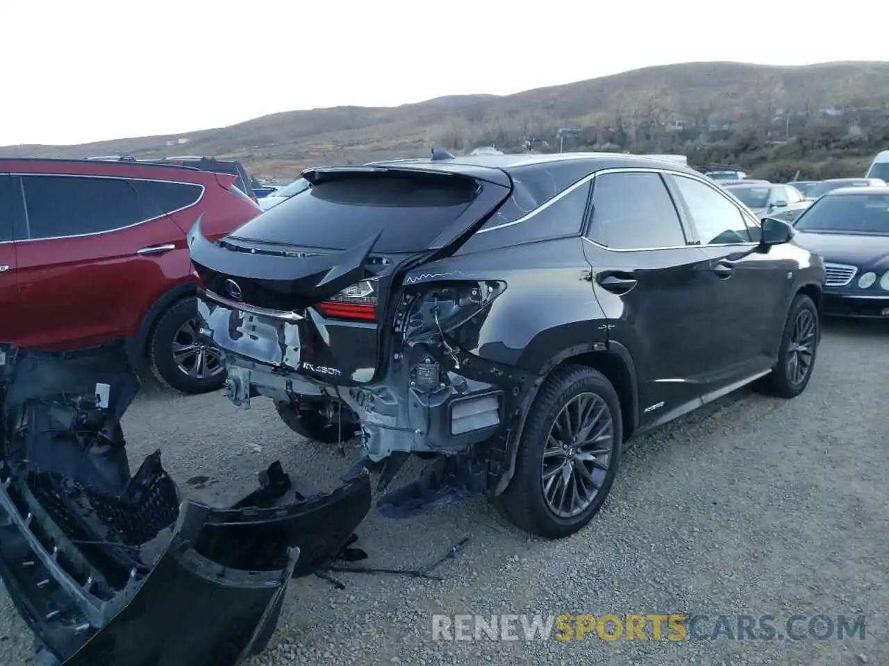 4 Photograph of a damaged car 2T2BGMCA6KC037882 LEXUS RX450 2019