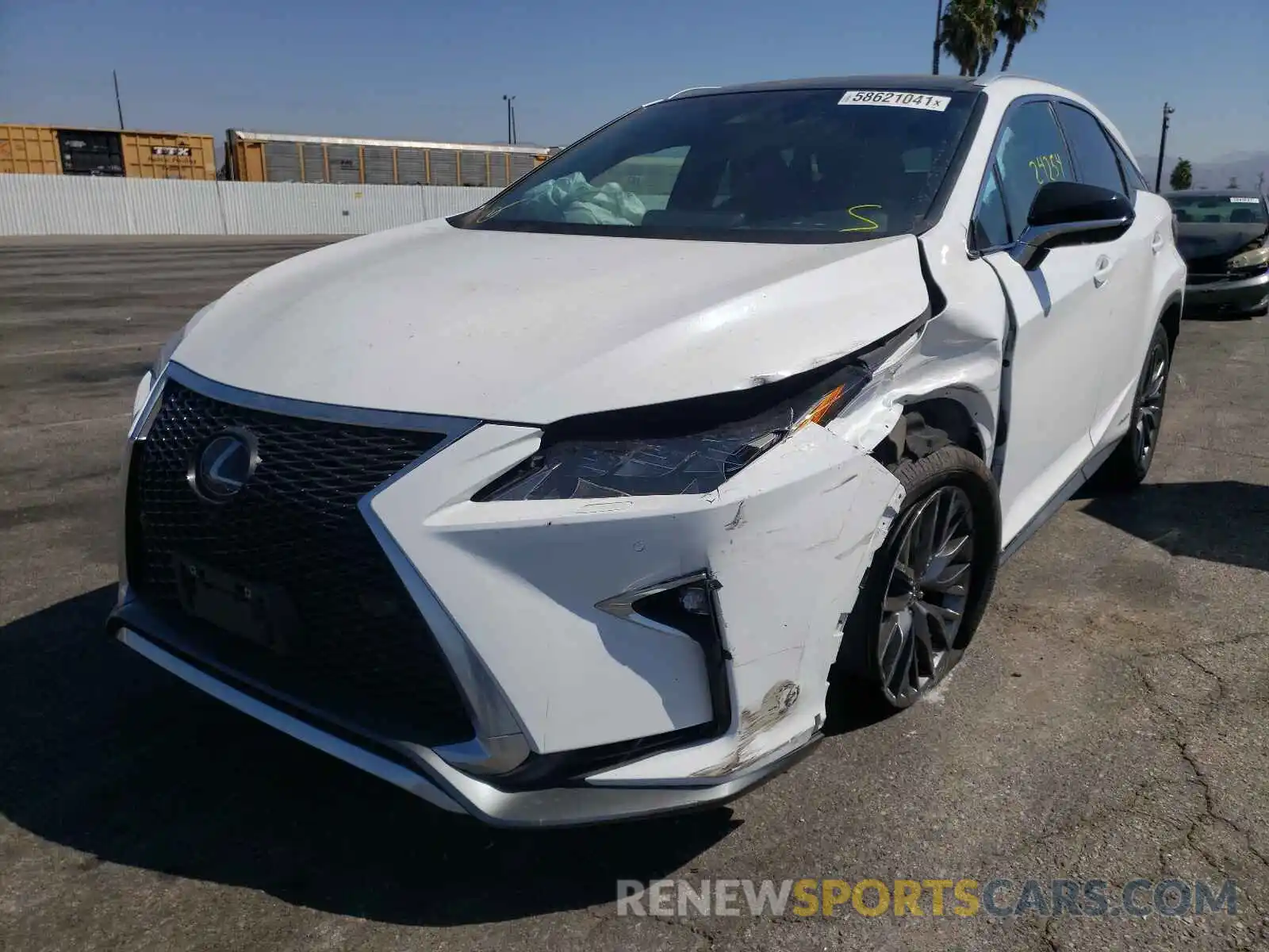 2 Photograph of a damaged car 2T2BGMCA6KC039566 LEXUS RX450 2019