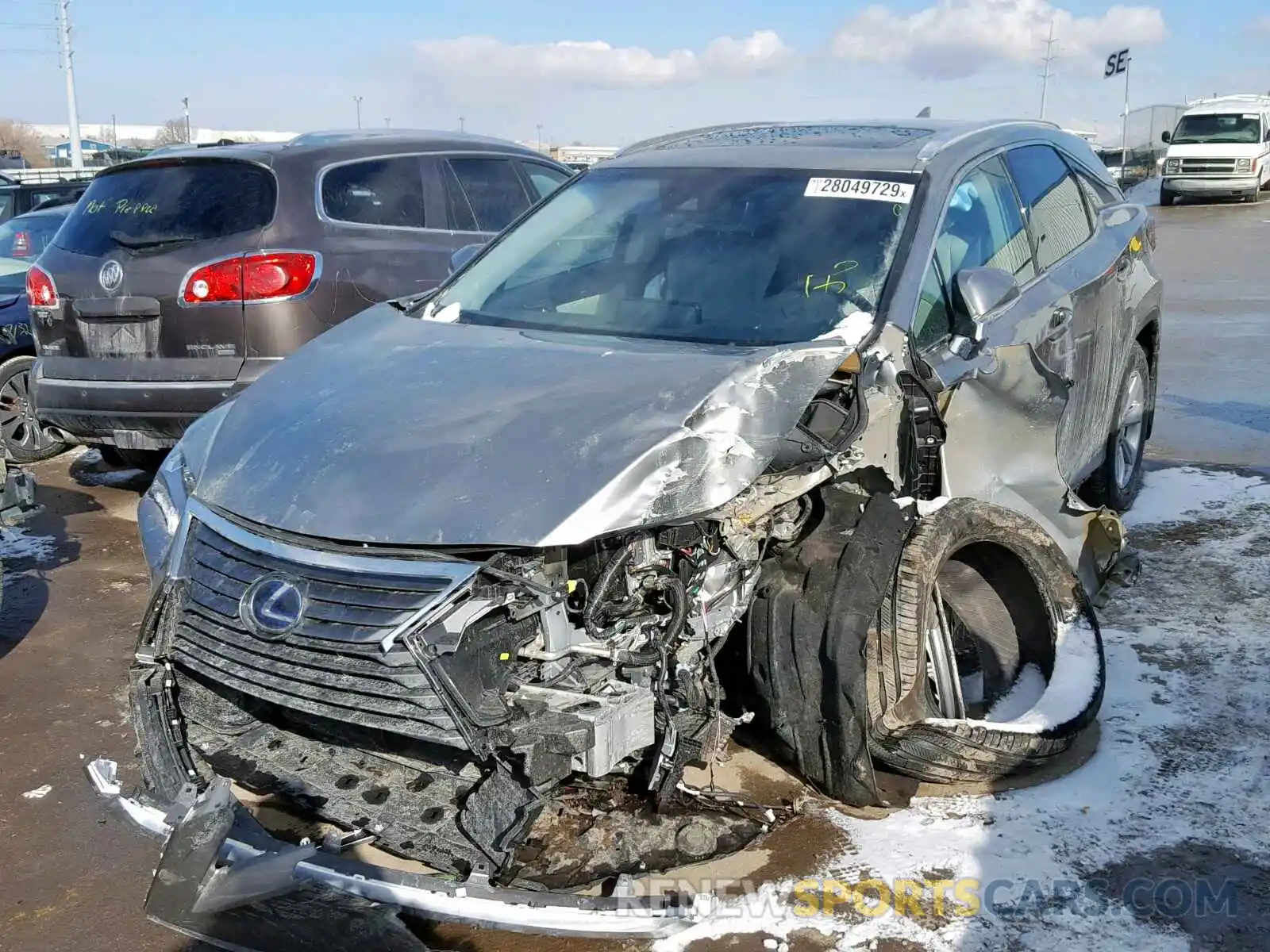 2 Photograph of a damaged car 2T2BGMCA7KC030200 LEXUS RX450 2019