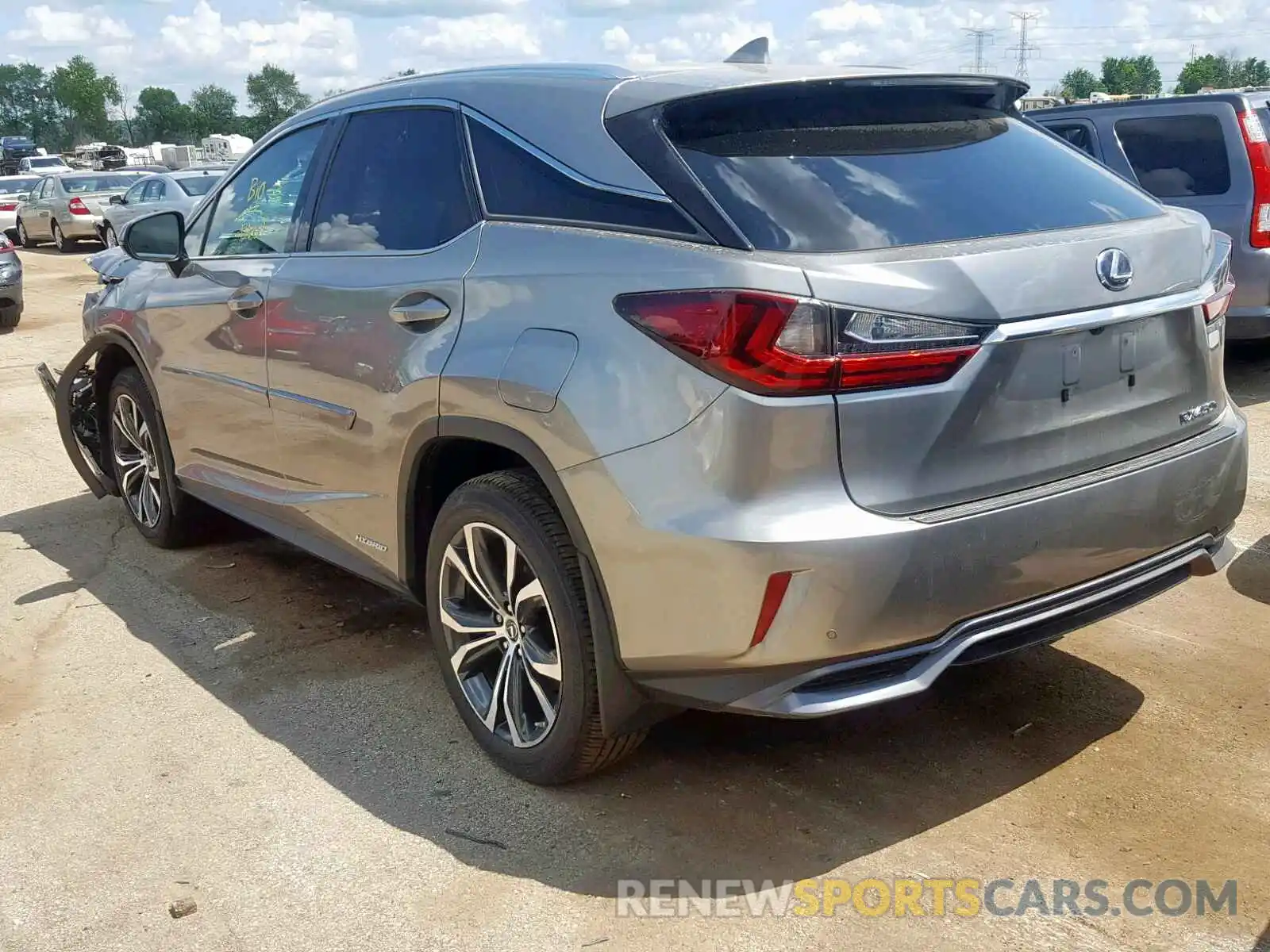 3 Photograph of a damaged car 2T2BGMCA7KC032562 LEXUS RX450 2019