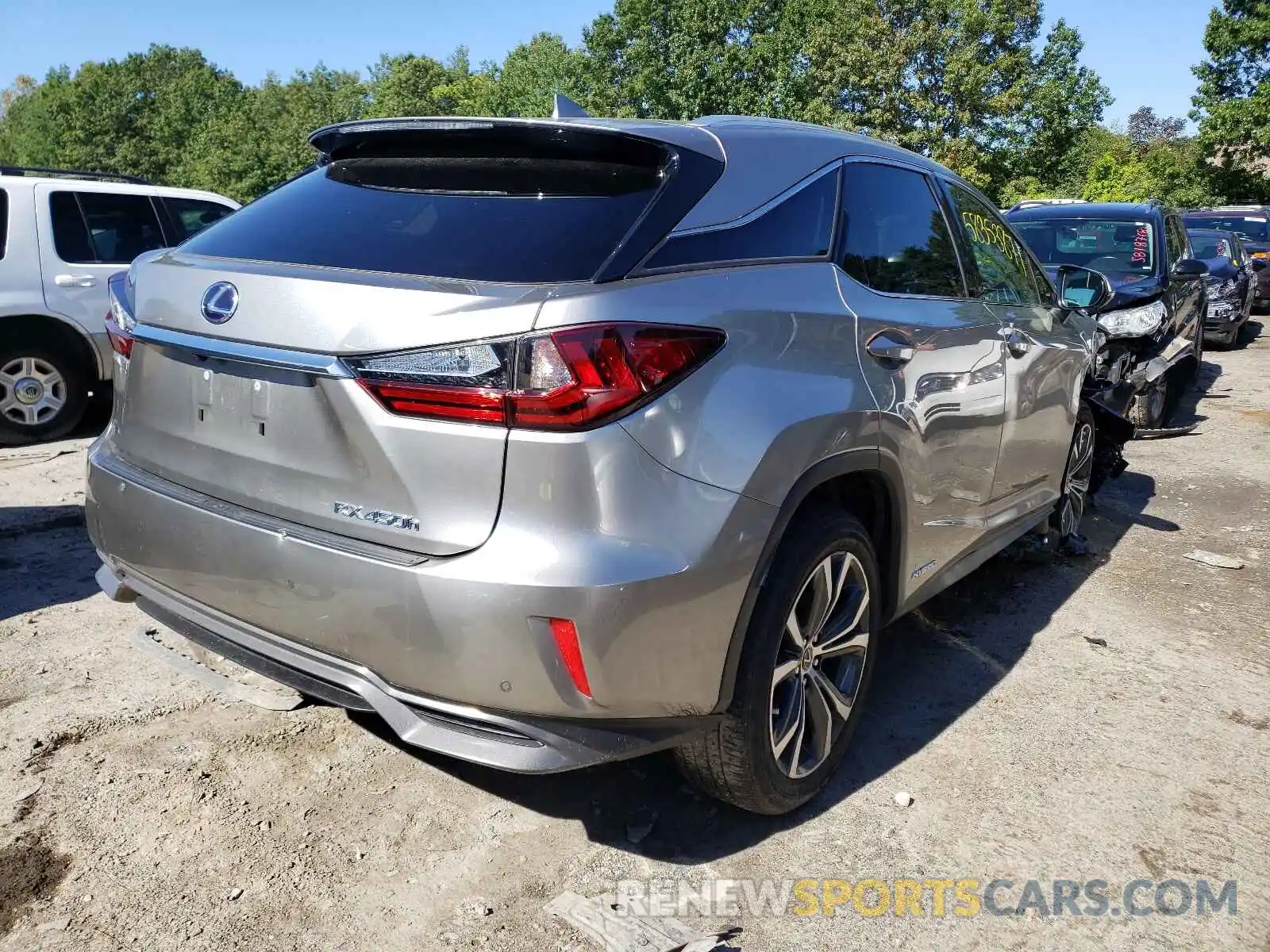 4 Photograph of a damaged car 2T2BGMCA7KC036367 LEXUS RX450 2019