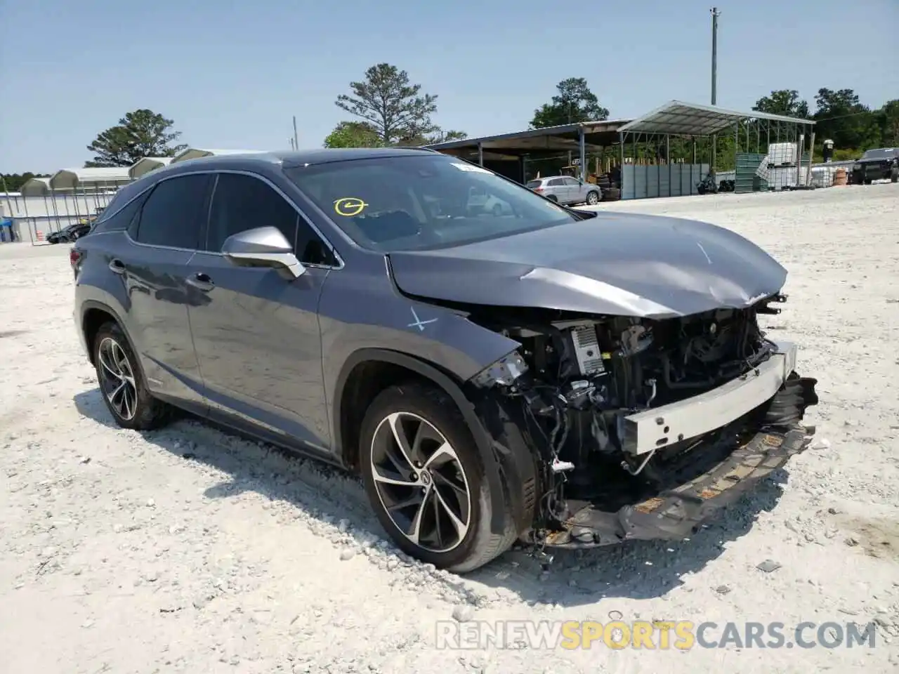 1 Photograph of a damaged car 2T2BGMCA7KC037292 LEXUS RX450 2019