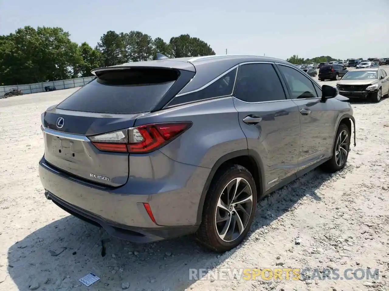 4 Photograph of a damaged car 2T2BGMCA7KC037292 LEXUS RX450 2019