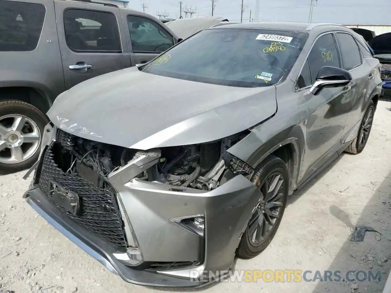 2 Photograph of a damaged car 2T2BGMCA7KC039530 LEXUS RX450 2019