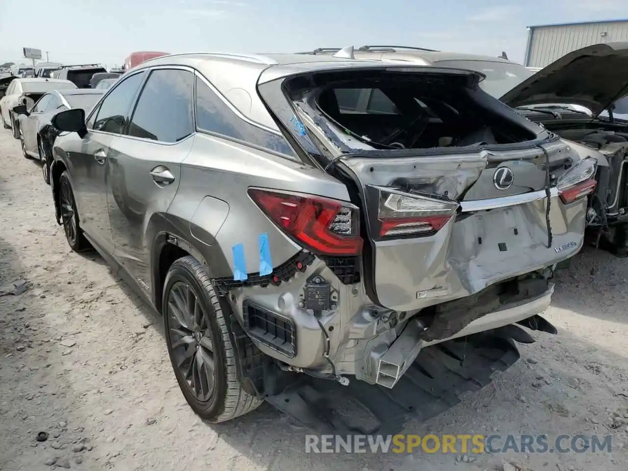 3 Photograph of a damaged car 2T2BGMCA7KC039530 LEXUS RX450 2019