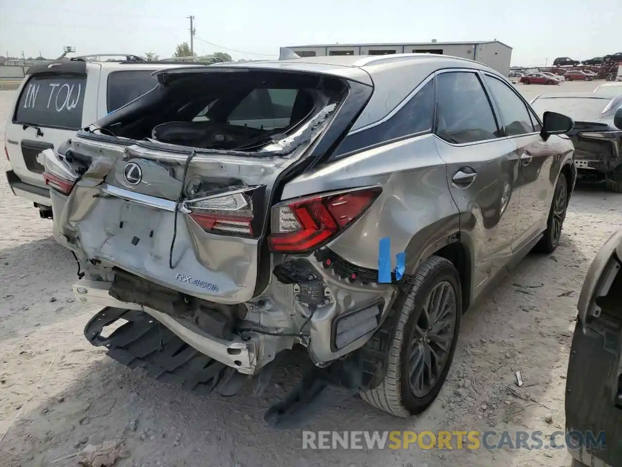 4 Photograph of a damaged car 2T2BGMCA7KC039530 LEXUS RX450 2019