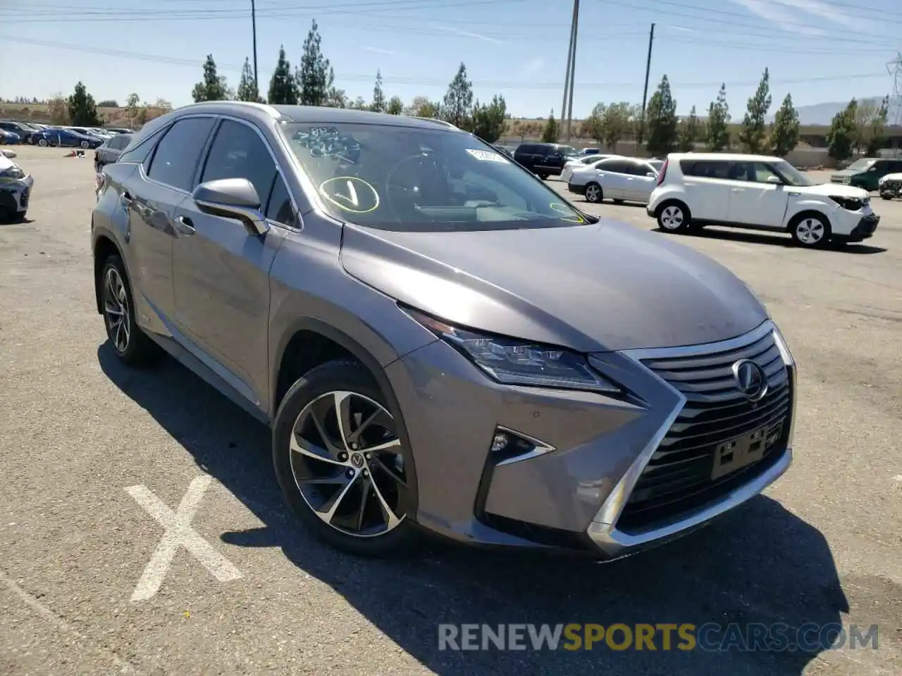 1 Photograph of a damaged car 2T2BGMCA7KC039835 LEXUS RX450 2019