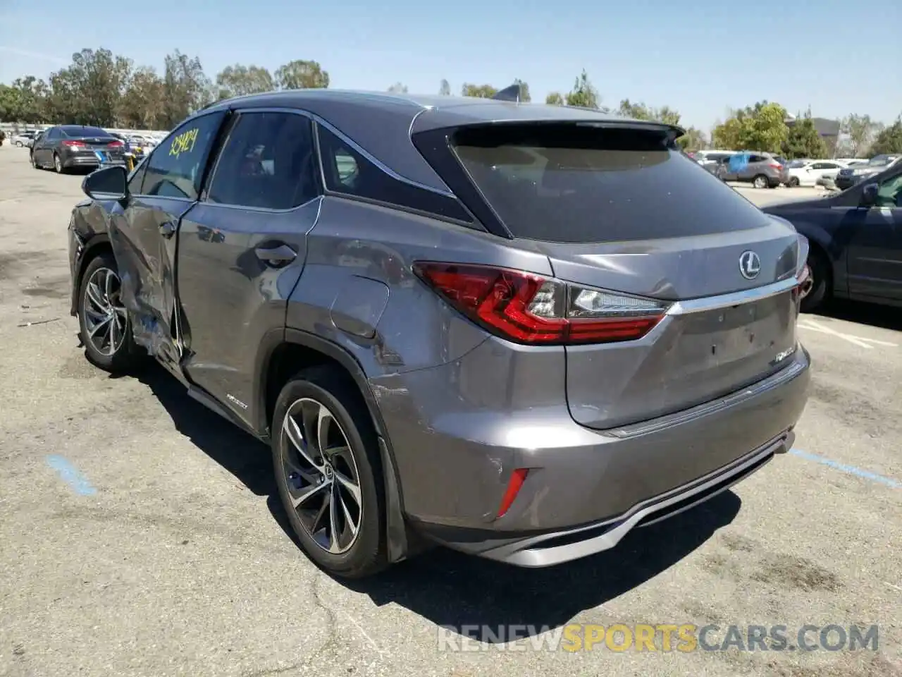 3 Photograph of a damaged car 2T2BGMCA7KC039835 LEXUS RX450 2019