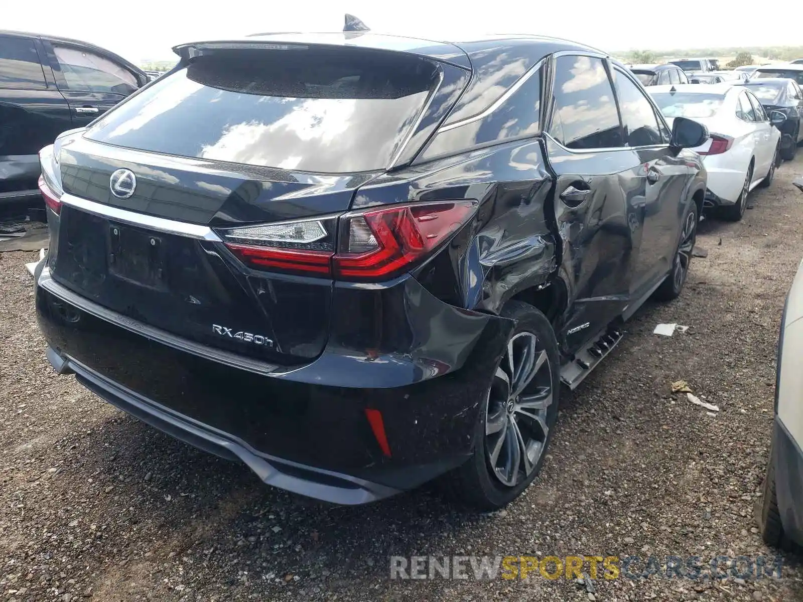 4 Photograph of a damaged car 2T2BGMCA8KC035972 LEXUS RX450 2019