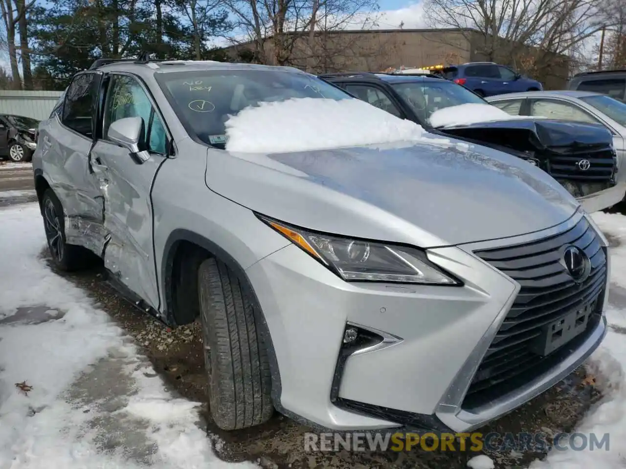 1 Photograph of a damaged car 2T2BGMCA8KC037611 LEXUS RX450 2019