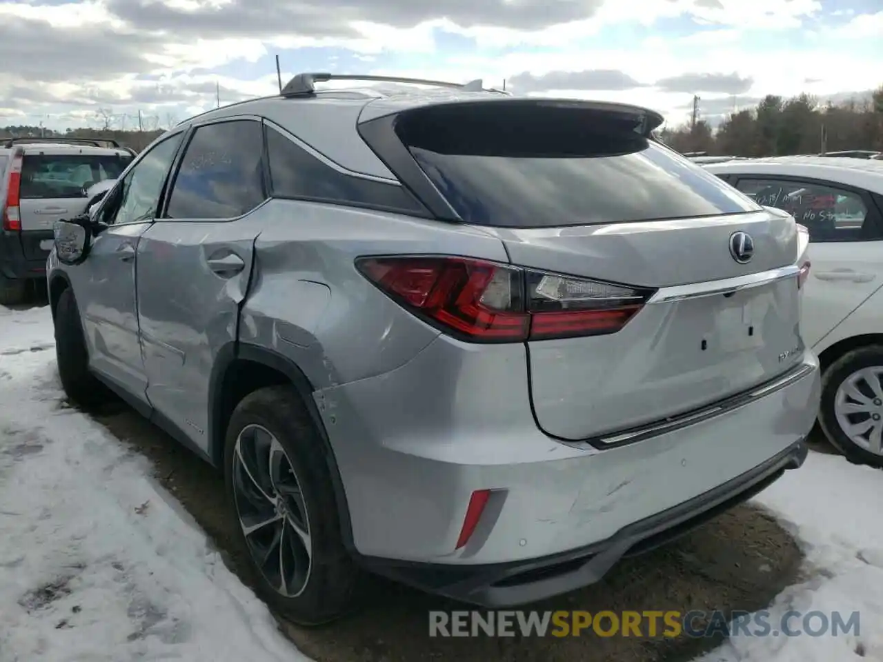 3 Photograph of a damaged car 2T2BGMCA8KC037611 LEXUS RX450 2019