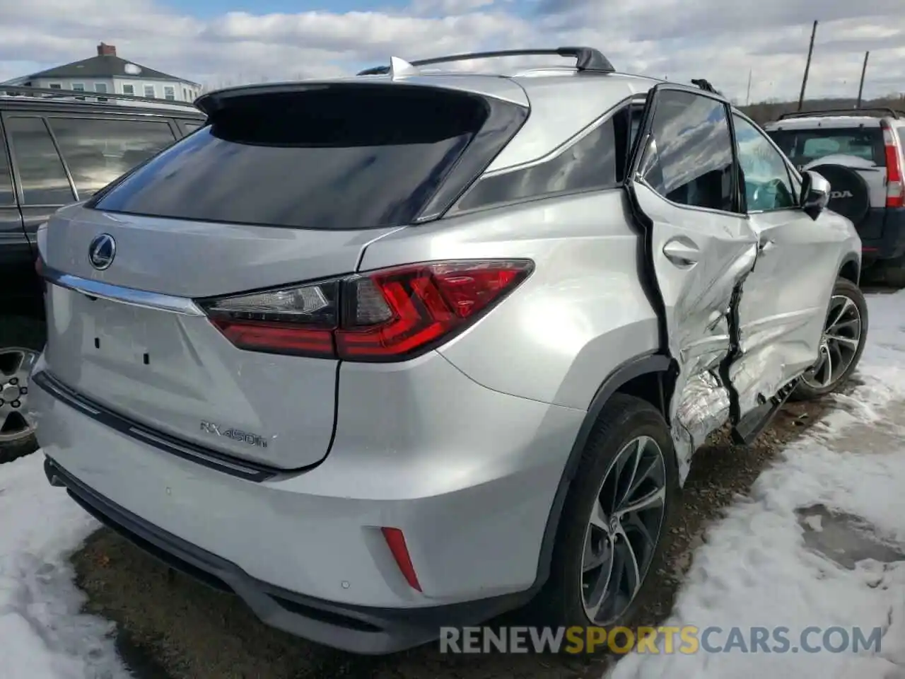 4 Photograph of a damaged car 2T2BGMCA8KC037611 LEXUS RX450 2019