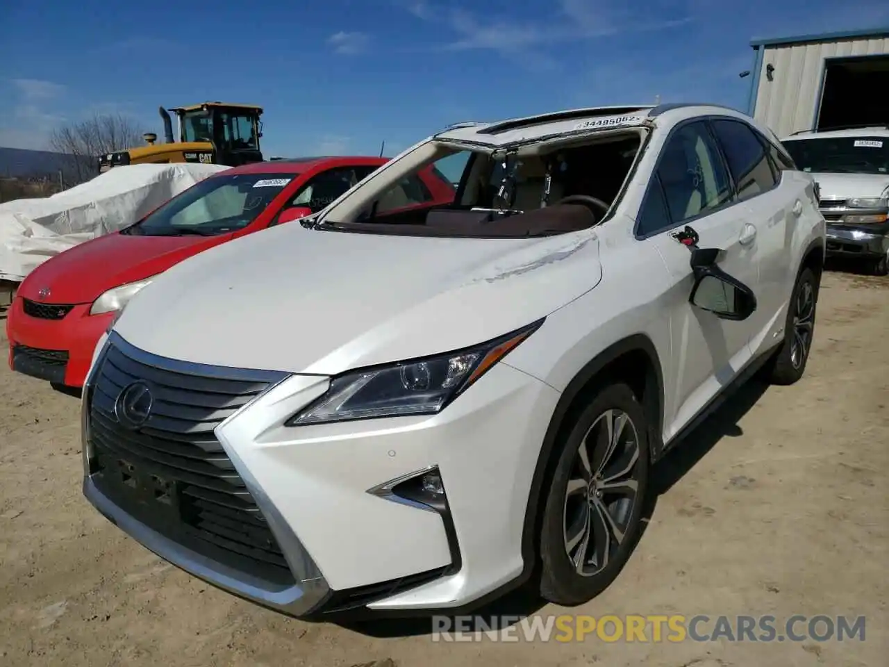 2 Photograph of a damaged car 2T2BGMCA8KC038967 LEXUS RX450 2019