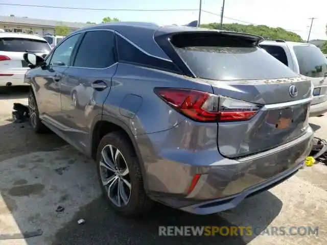 3 Photograph of a damaged car 2T2BGMCA8KC041299 LEXUS RX450 2019