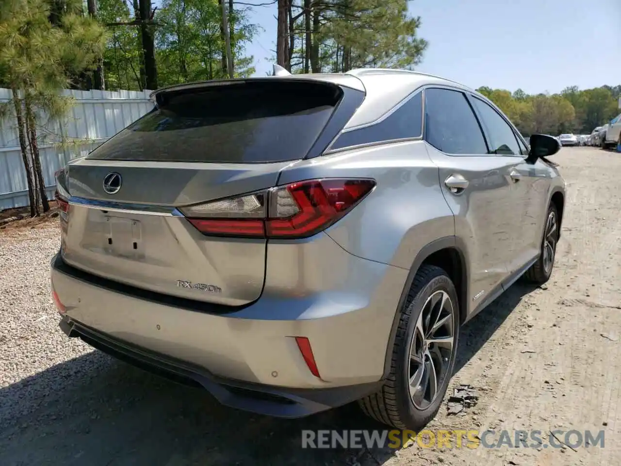 4 Photograph of a damaged car 2T2BGMCA8KC041514 LEXUS RX450 2019