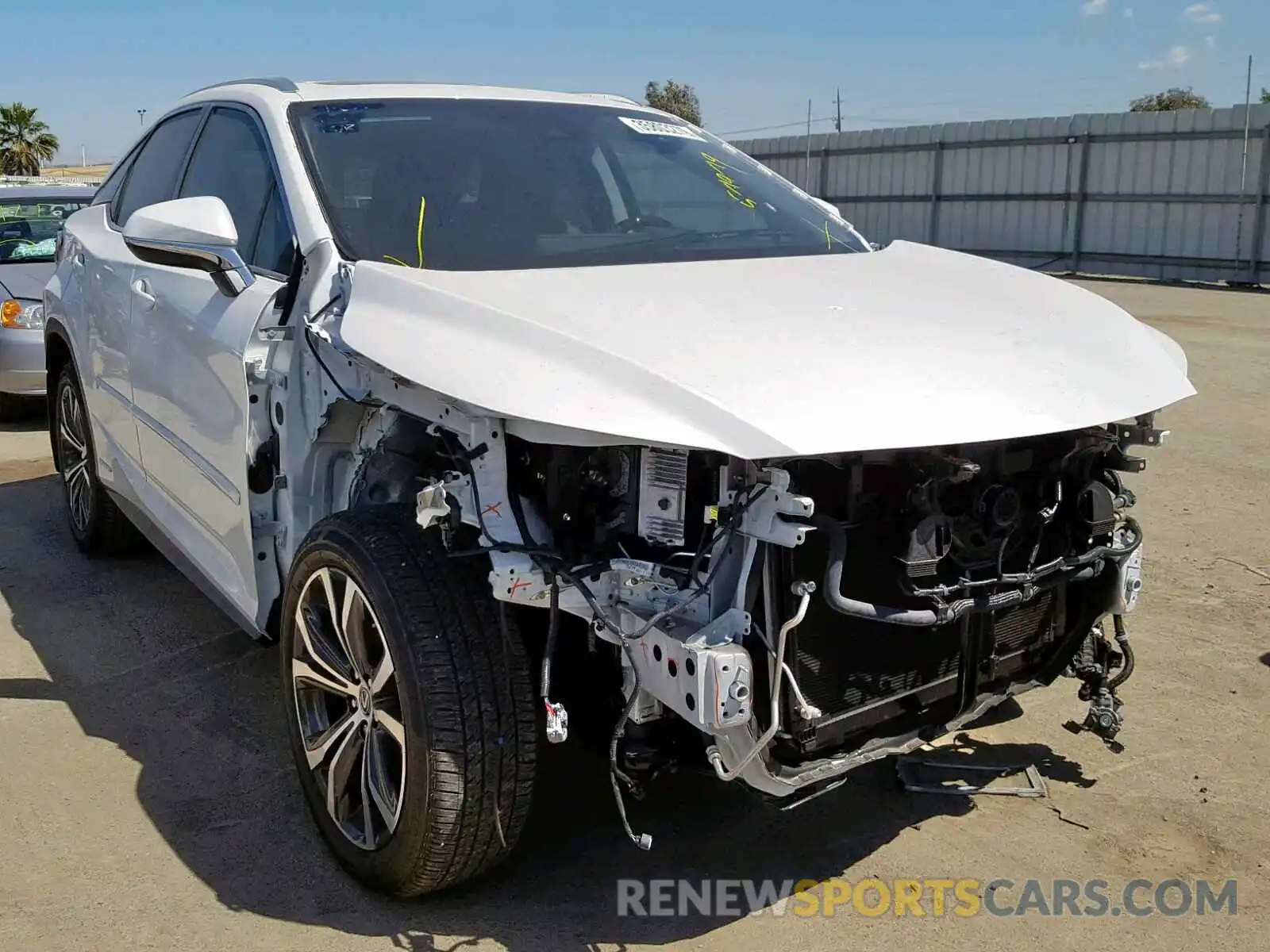 1 Photograph of a damaged car 2T2BGMCA9KC029789 LEXUS RX450 2019