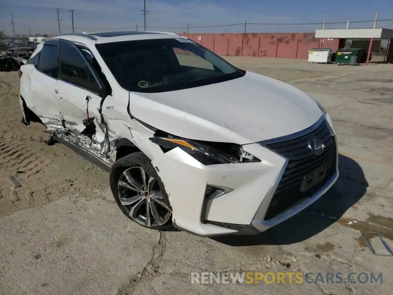 1 Photograph of a damaged car 2T2BGMCA9KC030568 LEXUS RX450 2019