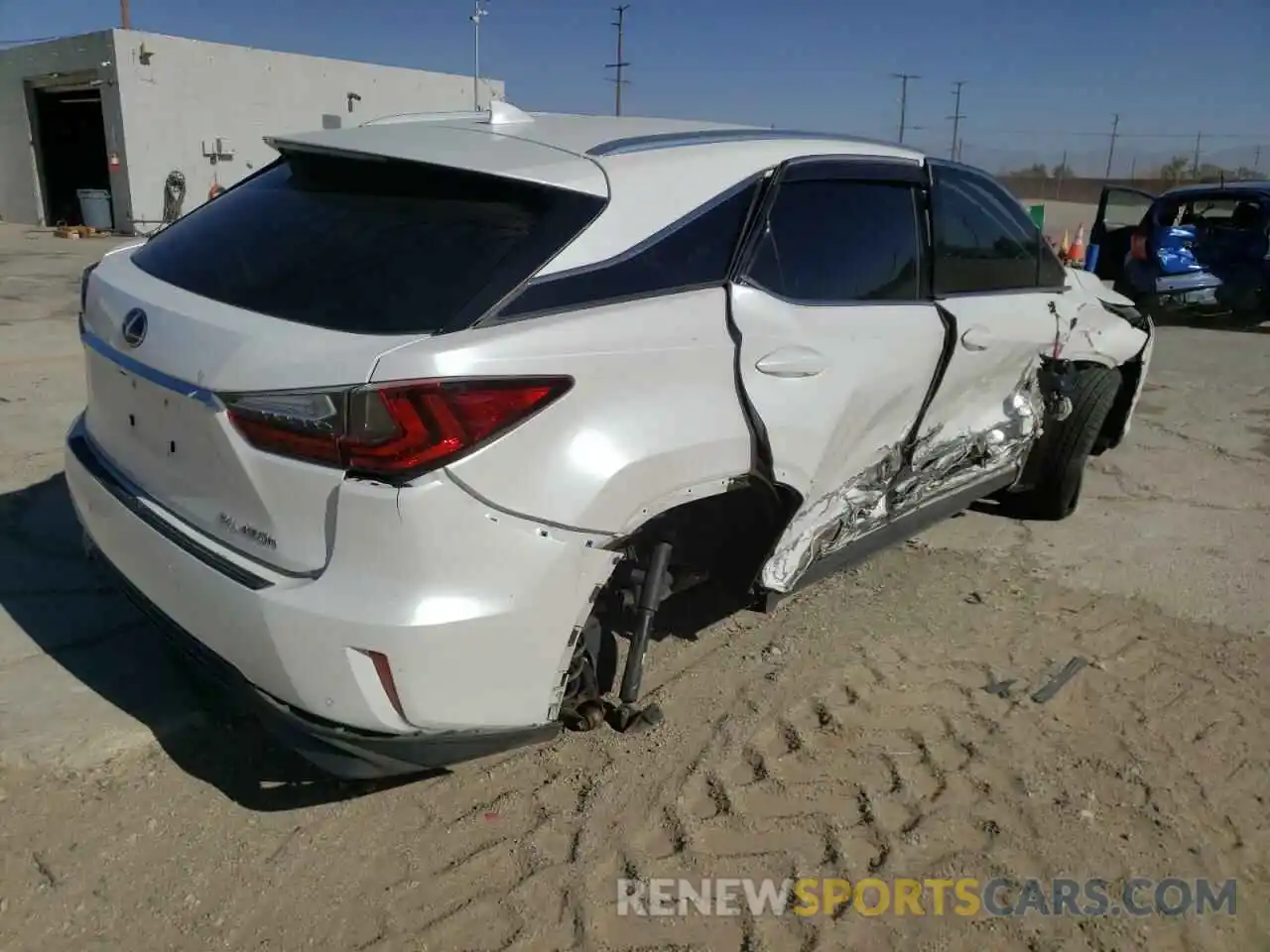 4 Photograph of a damaged car 2T2BGMCA9KC030568 LEXUS RX450 2019