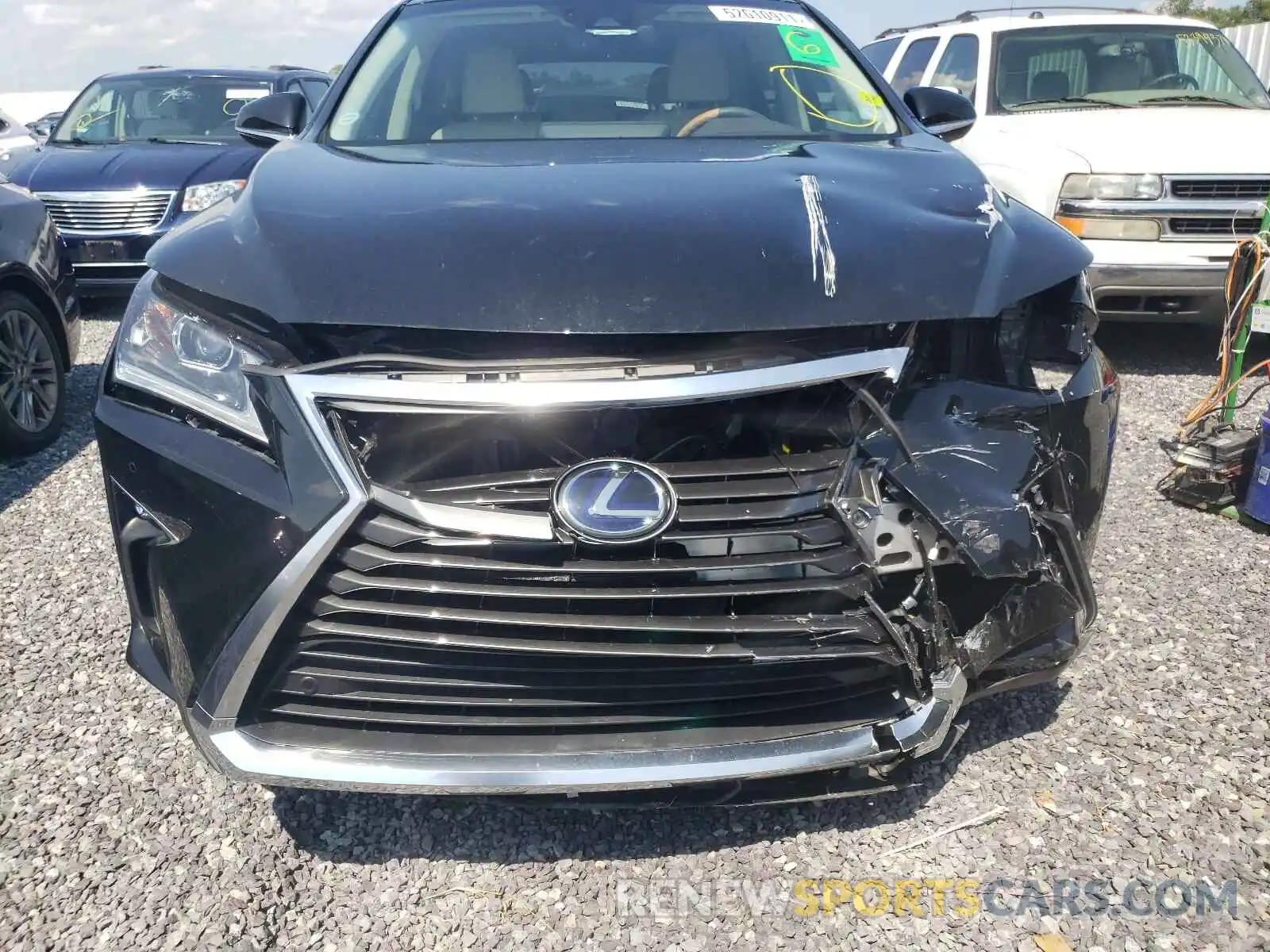 7 Photograph of a damaged car 2T2BGMCA9KC037892 LEXUS RX450 2019