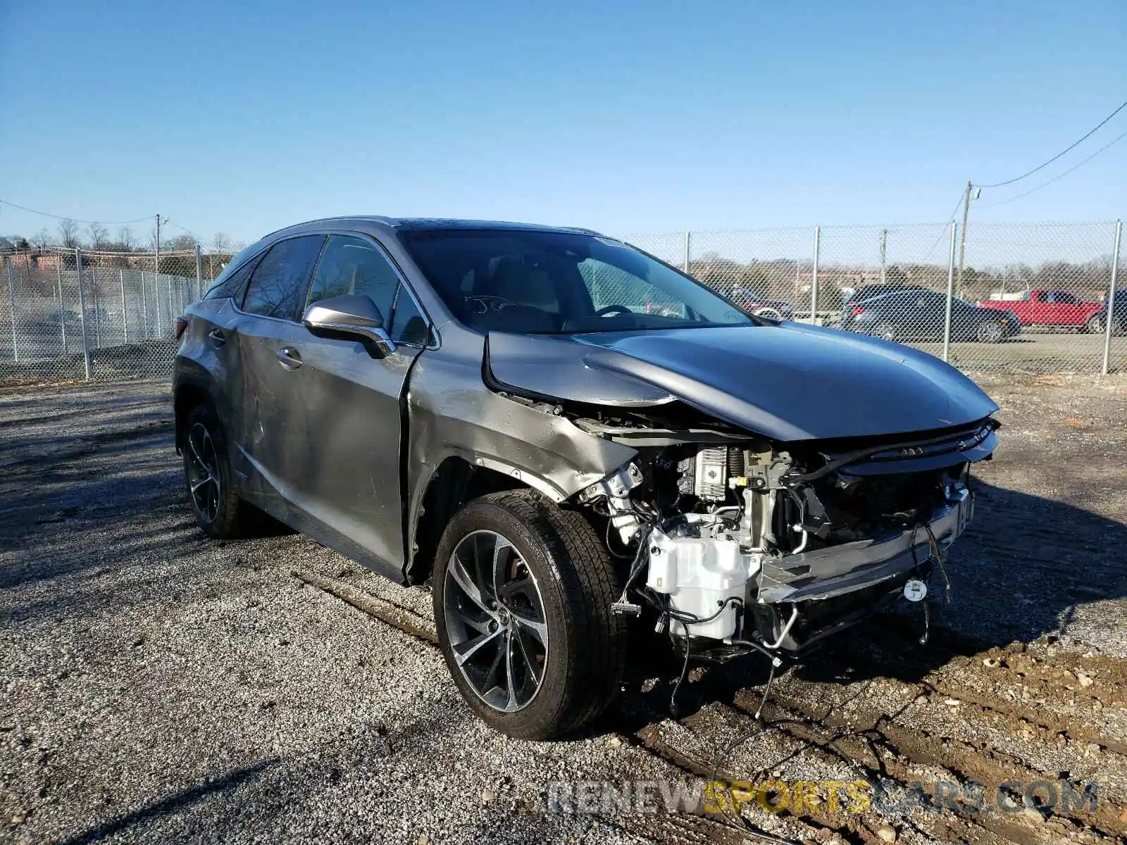 1 Photograph of a damaged car 2T2BGMCAXKC032281 LEXUS RX450 2019