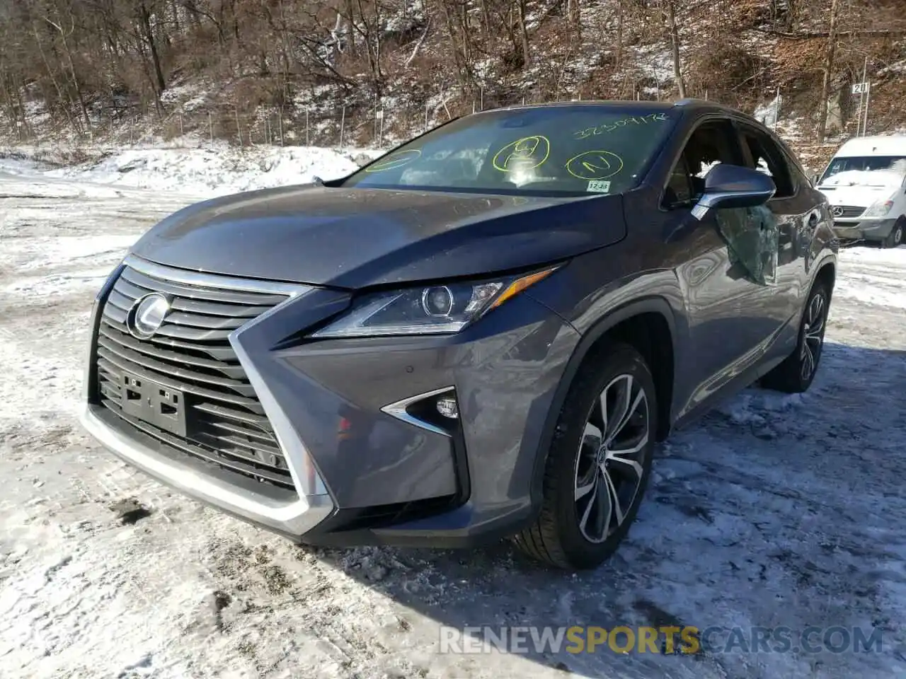 2 Photograph of a damaged car 2T2BGMCAXKC032460 LEXUS RX450 2019